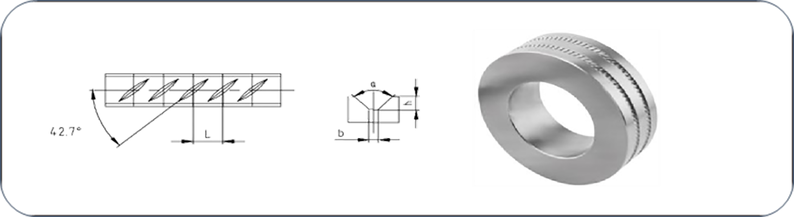 TC Rings with Notched Grooves